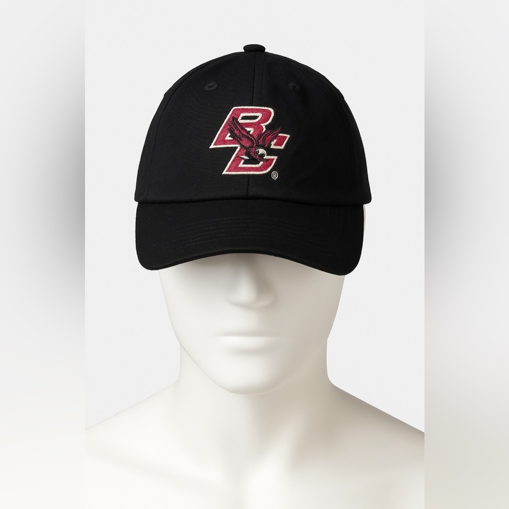 Boston College Eagles BC Logo Unisex Black Adjustable Hat Port Authority
